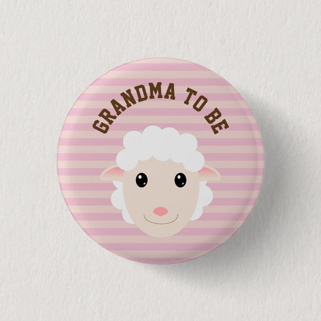 Grandma to be button (Front)