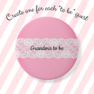 Grandma to be button