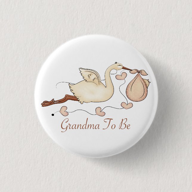 Grandma To Be Button (Front)