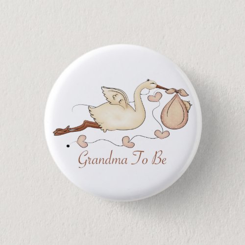 Grandma To Be Button