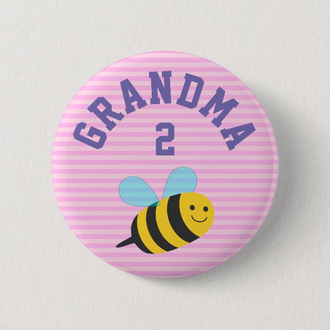 Grandma to be button (Front)