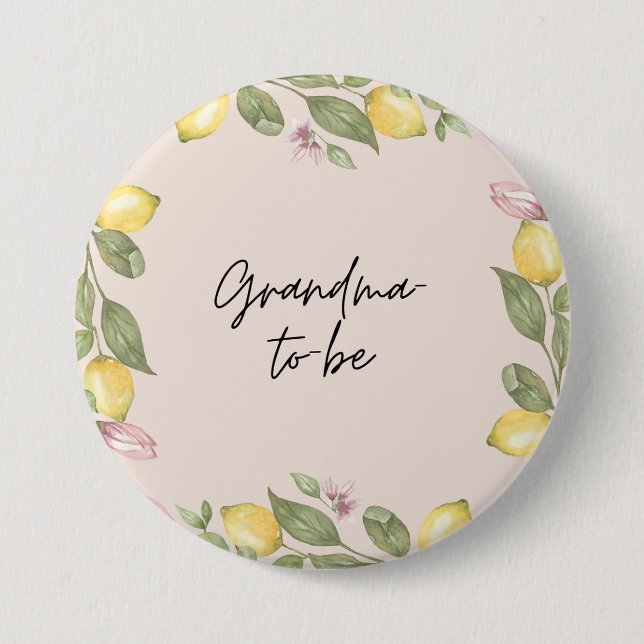 Grandma-to-be Button (Front)