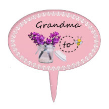 Grandma To Be Cake Topper