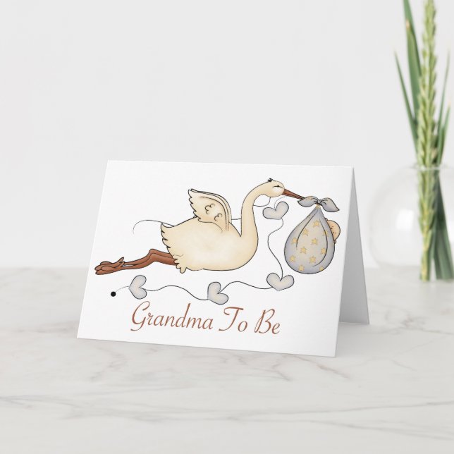 Grandma To Be Card (Front)