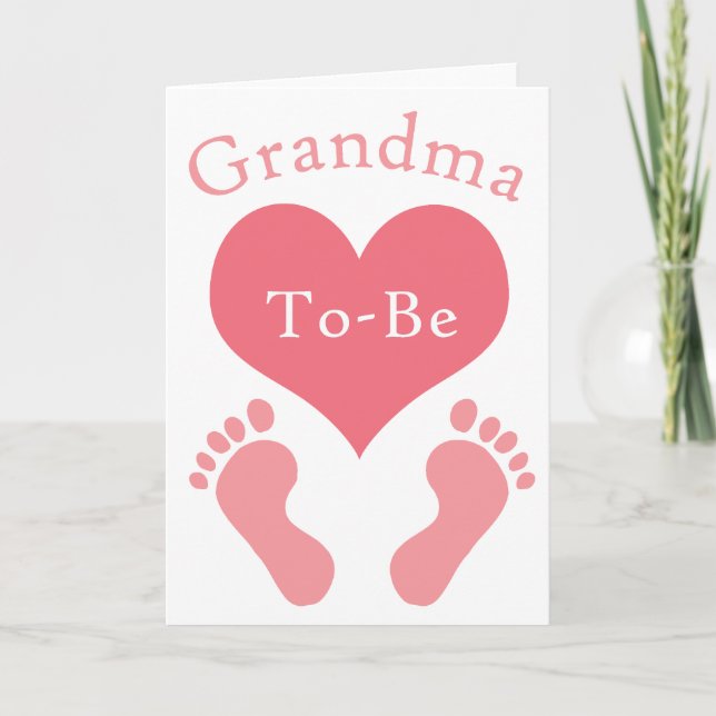 Grandma To-Be Card (Front)