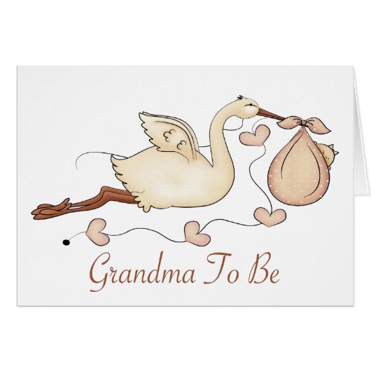 Grandma To Be Cards (Front Horizontal)