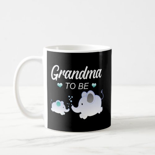 Grandma To Be Elephant Baby Shower For Coffee Mug