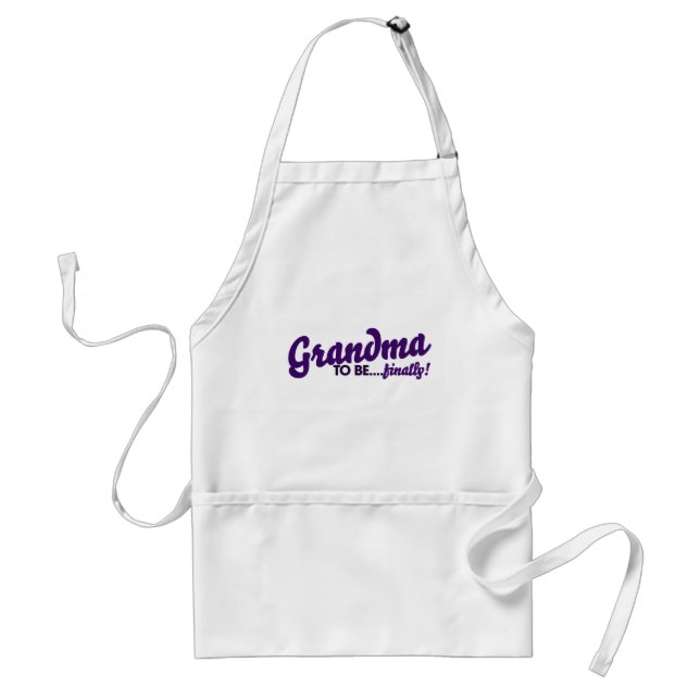 Grandma to be finally adult apron (Front)