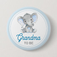 Grandma to be New Granny Baby Boy Shower Elephant
