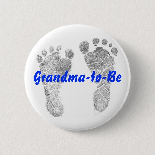 Grandma-to-Be Pinback Button (Front)