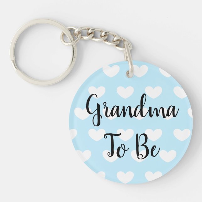 Grandma to Be, Pregnancy Announcement Ultrasound Keychain (Front)