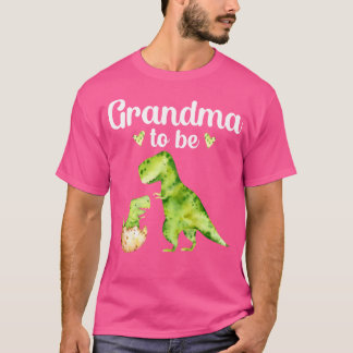 Grandma To Be T-Rex Dinosaur Baby Shower T-Shirt