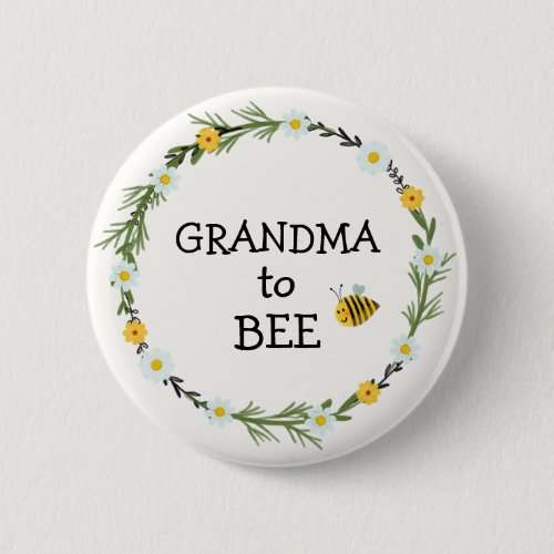 Grandma to Bee Baby Shower
