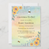 Grandma-To-Bee Baby Shower Invitation (Front)