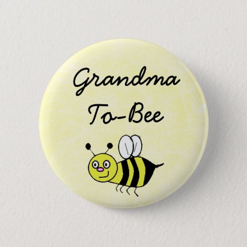 Grandma_To_Bee Baby Shower Mommy Pin