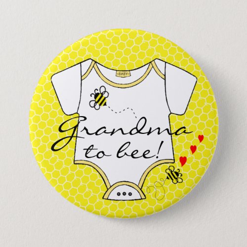 Grandma To Bee Button