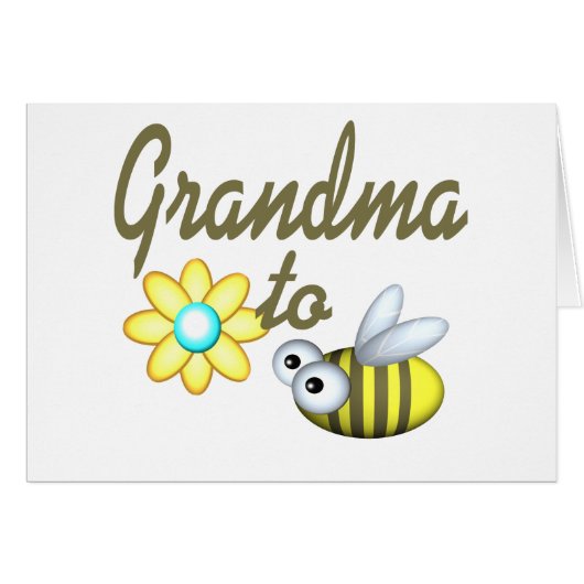 Grandma to Bee Cards (Front Horizontal)