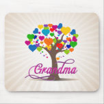 Grandma Tree of Life Hearts Mouse Pad