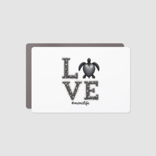 Grandma Turtle - Love Mimi Life Sea Turtle, Mimi T Car Magnet