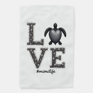 Grandma Turtle - Love Mimi Life Sea Turtle, Mimi T Garden Flag