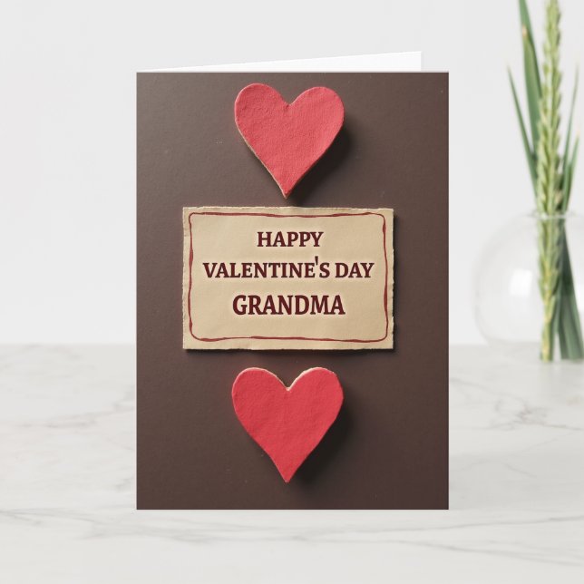 Grandma Valentine Love Card (Front)