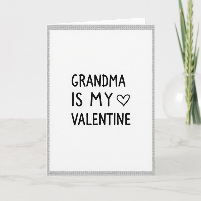 Grandma Valentine Spot Pattern Card (Front)