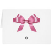 Grandma Vintage Rose Baby Announcement Card (Back Horizontal)