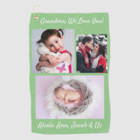 Grandma We Love you! DIY Messages & Photos, Sage