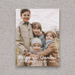 Grandma We Love you Hearts Modern Single Photo Fleece Blanket<br><div class="desc">The Grandma Photo Personalized Custom Text Gift Fleece Blanket is a heartwarming and unique way to show Grandma your love. Featuring a collage of eight cherished family photos, this blanket is personalized with custom text to create a one-of-a-kind keepsake. Made from soft, cozy fleece, it provides both warmth and a...</div>