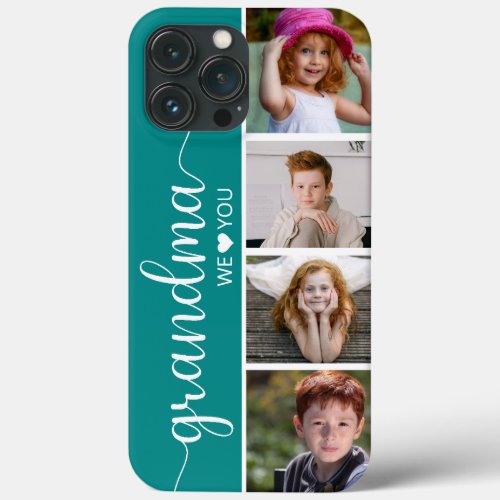 Grandma We Love You Photo iPhone 13 Pro Max Case