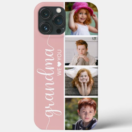 Grandma We Love You Photo iPhone 13 Pro Max Case