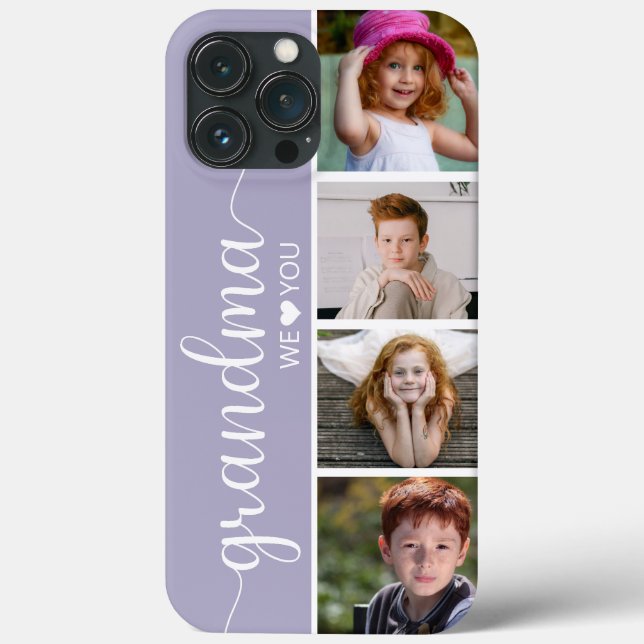 Grandma We Love You Photo Case-Mate iPhone Case (Back)
