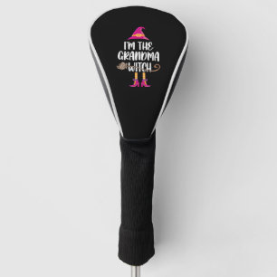 Grandma Witch Halloween Costume Gift,Halloween Golf Head Cover