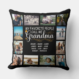 Personalized Grandkids pillow – Stitch & Scribe