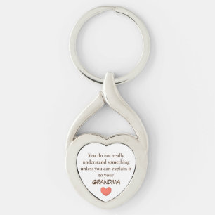 Grandma You need to explain Heart keychains