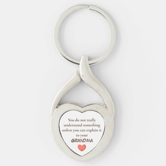 Grandma  You need to explain Heart keychains (Front)