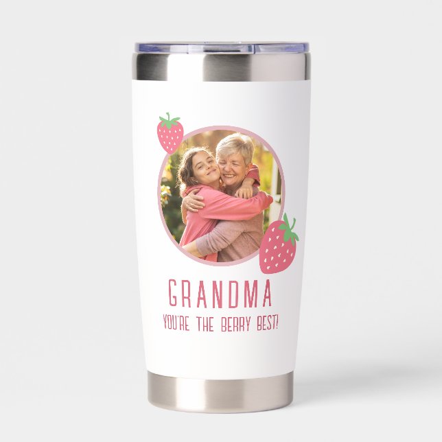 Grandma You're the Berry Best  Insulated Tumbler (Front)