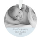 Grandma's 1st Christmas Personalized Photo Name