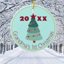 Grandma's 1st Christmas Photo Ornament