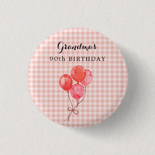 Grandma's 90th Birthday Button
