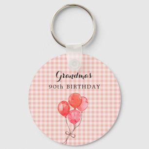 Grandma's 90th Birthday Keychain