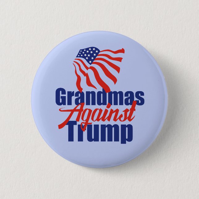 Grandmas Against Trump Button (Front)