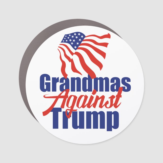 Grandmas Against Trump Political Car Magnet (Front)