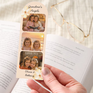 Grandma's Angels Custom Photo Keepsake Bookmarks
