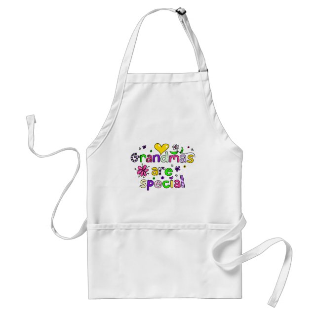 Grandmas are Special Adult Apron (Front)