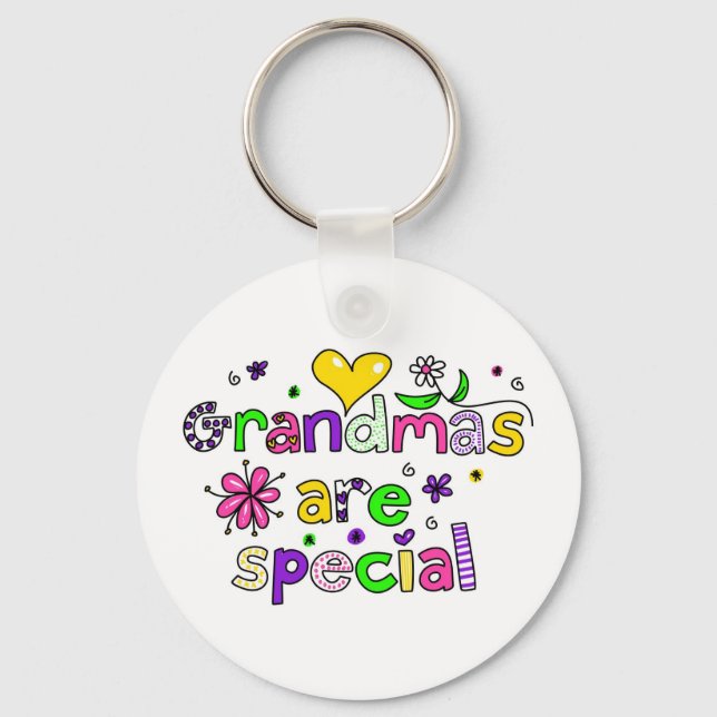 Grandmas are Special Keychain (Front)