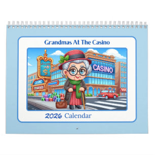 Grandmas At The Casino 2026 Calendar