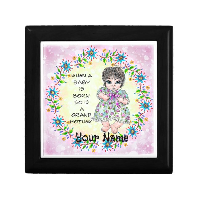 Grandmas Baby Girl   Gift Box (Front)