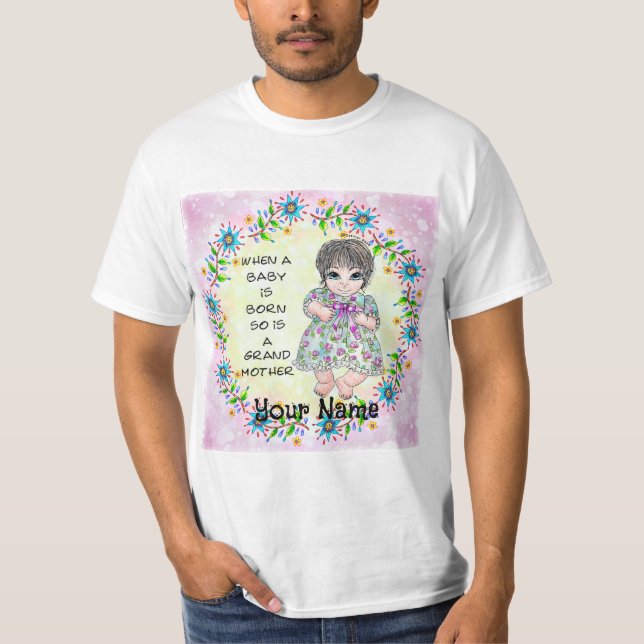 Grandmas Baby Girl  t-shirt (Front)