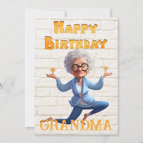 Grandmas Birthday Holiday Card